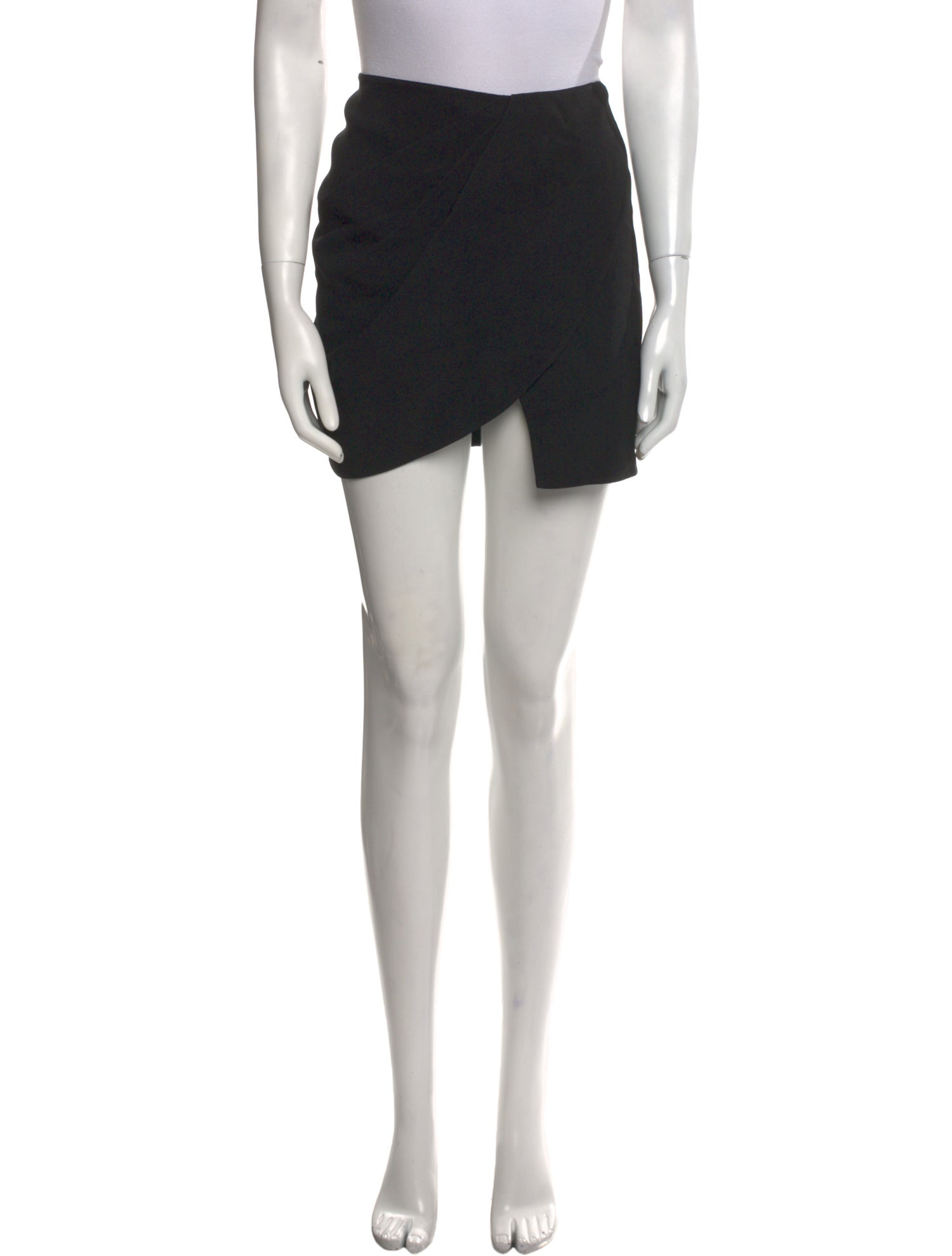 ミニスカート JUNYA WATANABE Women Mini Skirts 25PJOS010051 1 Black Junya Watanabe Belted pleated wool-blend miniskirt Junya