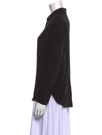 Saint Laurent 2021 Silk Button-Up Top