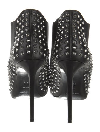 Saint Laurent Leather Patterned Chelsea Boots