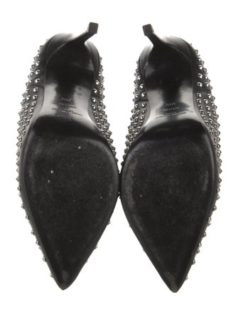 Saint Laurent Leather Patterned Chelsea Boots