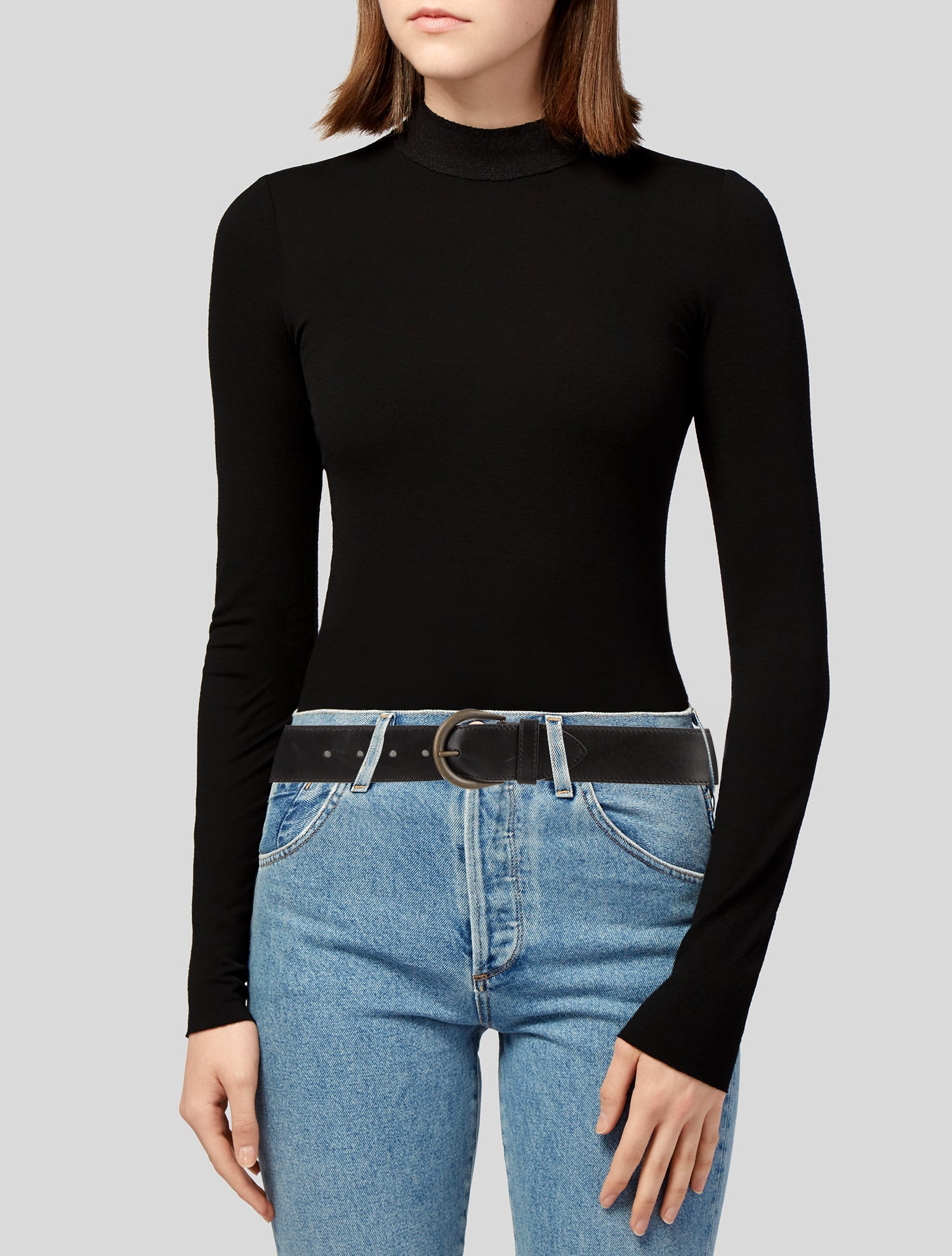 Saint Laurent Leather Belt