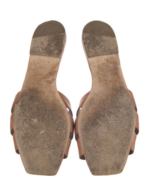 Saint Laurent Leather Slides