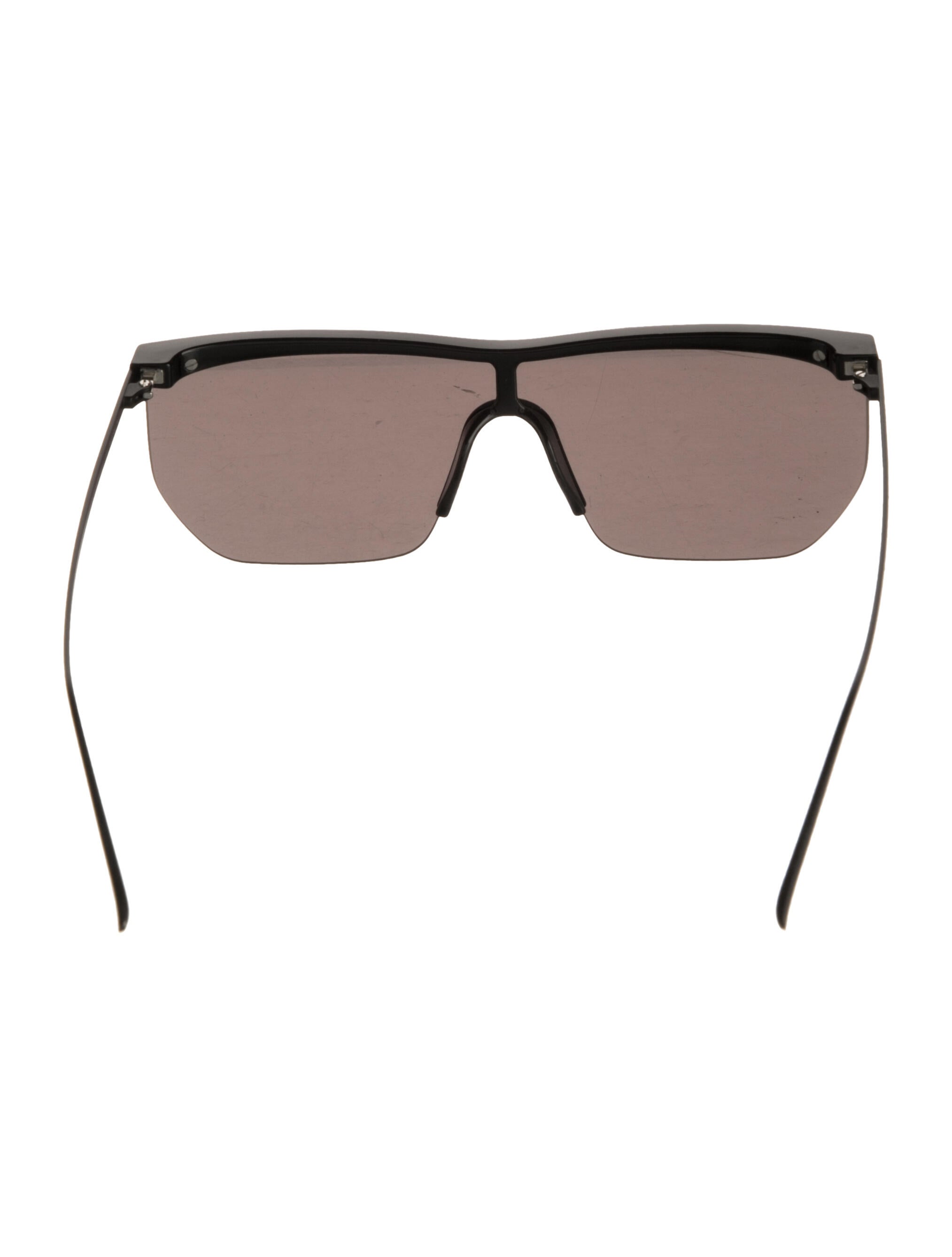 Saint Laurent Shield Mirrored Sunglasses