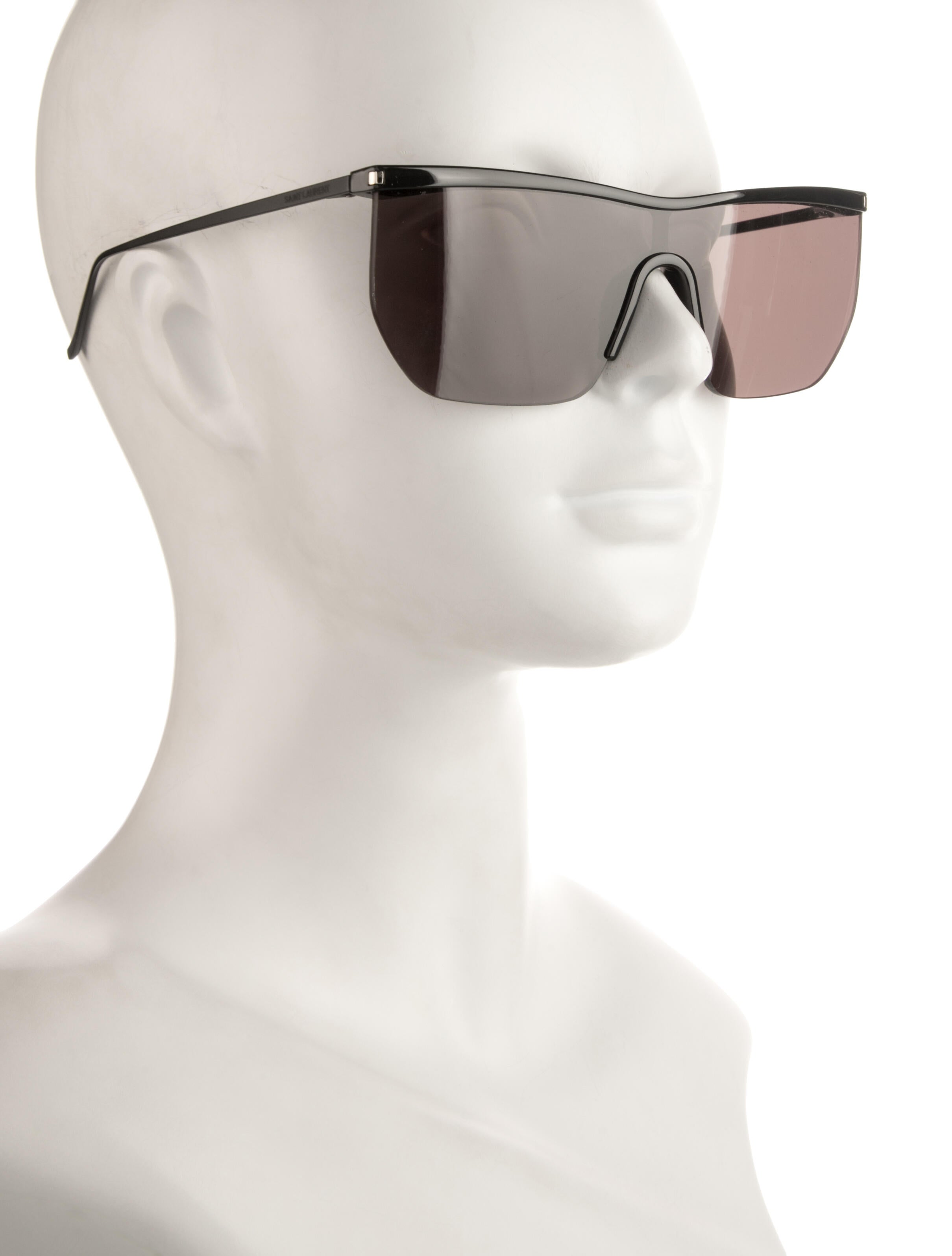 Saint Laurent Shield Mirrored Sunglasses