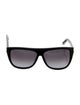 Saint Laurent Square Gradient Sunglasses