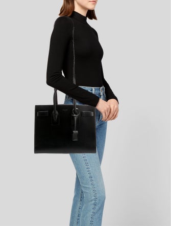 Saint Laurent Calfskin Sac De Jour Small