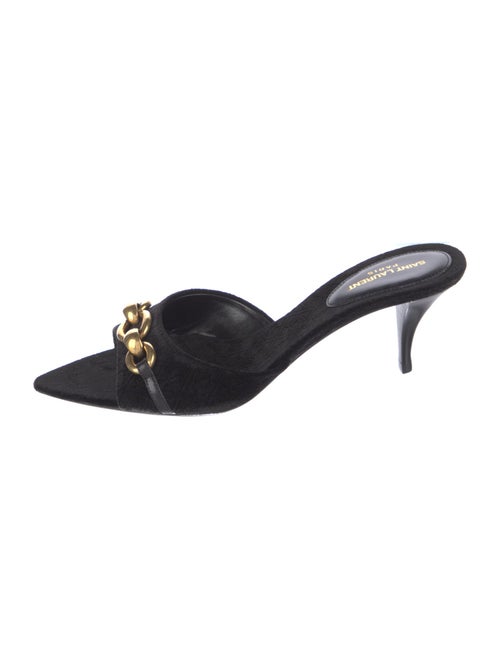 Saint Laurent Canvas Slides