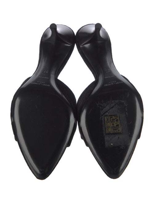 Saint Laurent Canvas Slides