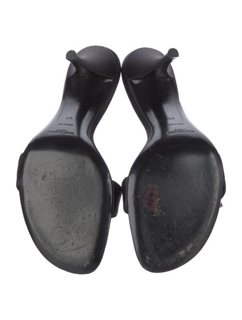 Saint Laurent Simone Leather Slides