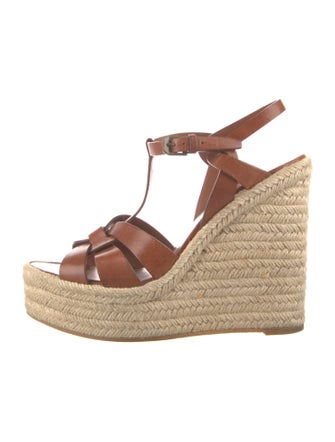 Saint Laurent Leather Espadrilles