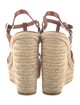 Saint Laurent Leather Espadrilles