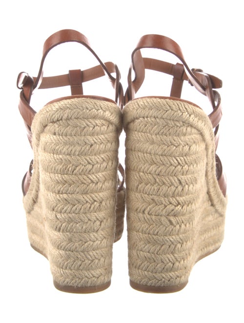 Saint Laurent Leather Espadrilles