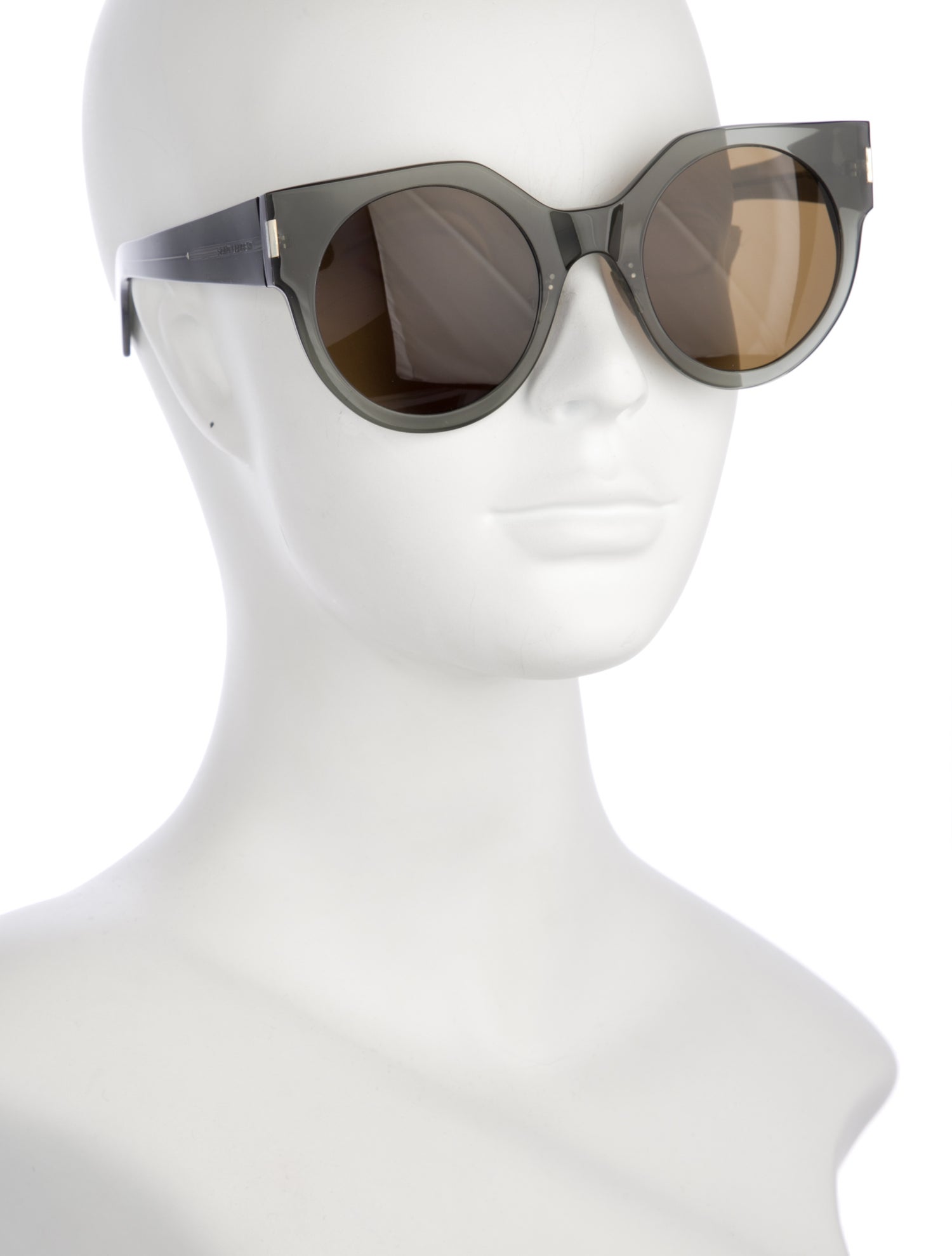 Saint Laurent Round Tinted Sunglasses