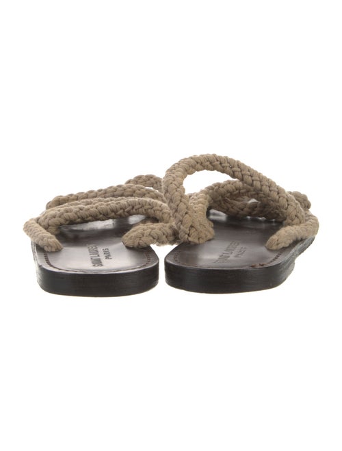 Saint Laurent Leather Slides