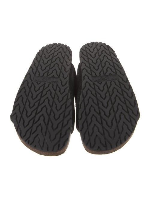 Saint Laurent Ponyhair Slides