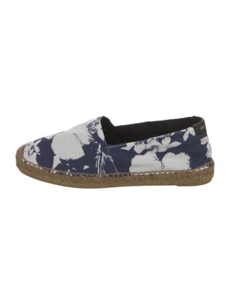 Saint Laurent Canvas Tie-Dye Print Espadrilles