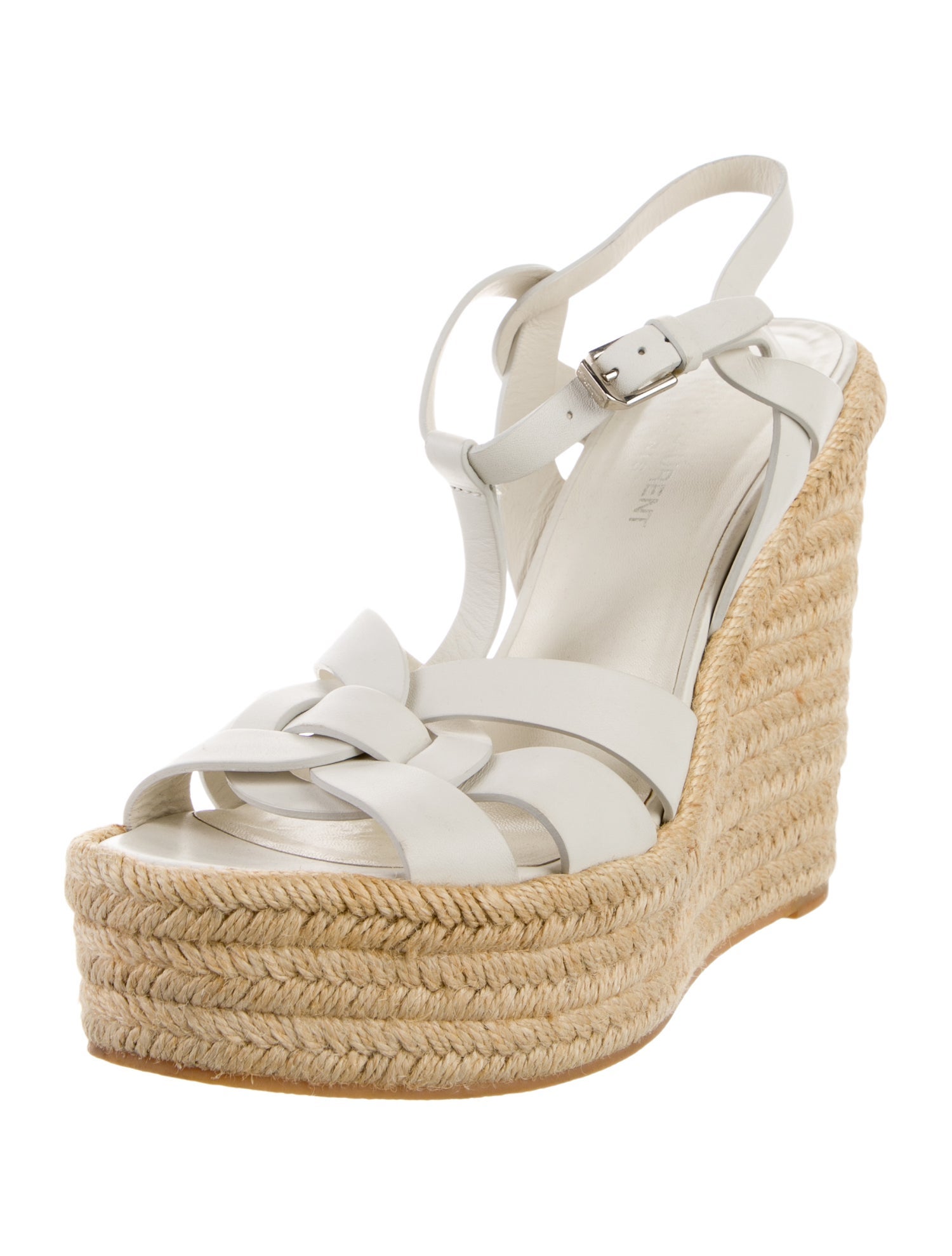 Saint Laurent Leather Espadrilles