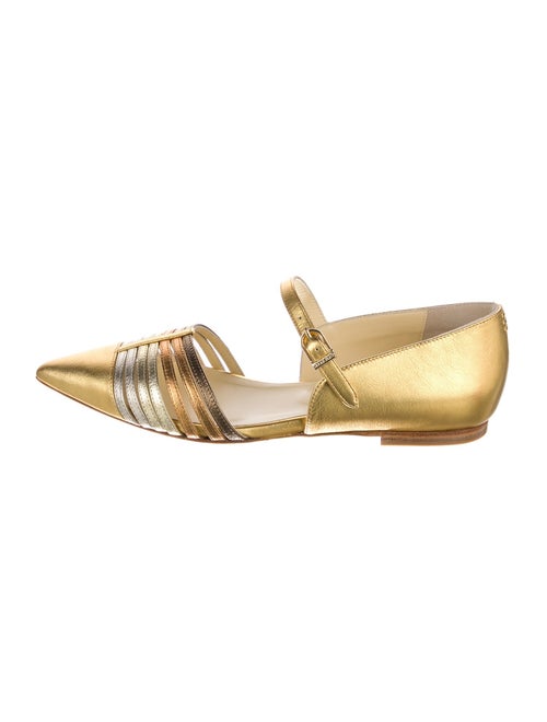 Saint Laurent Leather Lasercut Accents Combat Boots