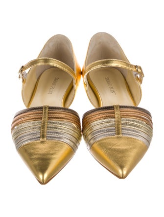 Saint Laurent Leather Lasercut Accents Combat Boots