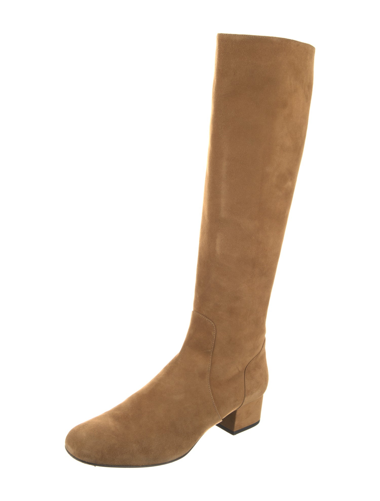 Saint Laurent Suede Riding Boots