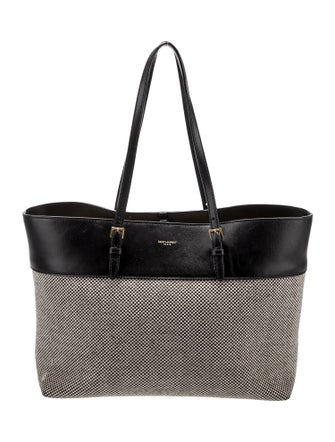 Saint Laurent Tweed Tweed Tote