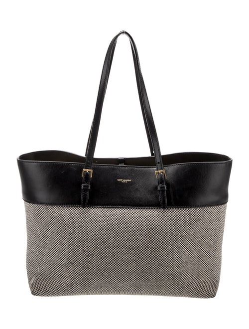 Saint Laurent Tweed Tweed Tote