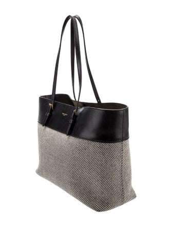 Saint Laurent Tweed Tweed Tote