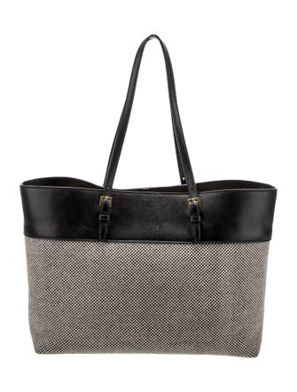 Saint Laurent Tweed Tweed Tote
