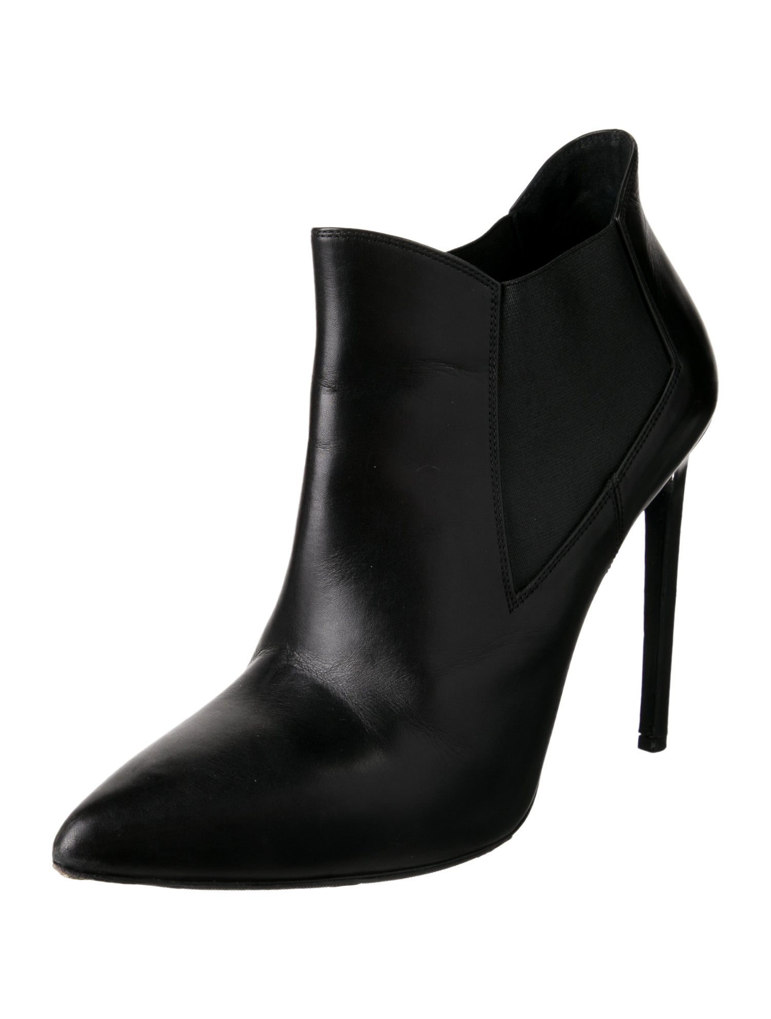 Saint Laurent Leather Chelsea Boots