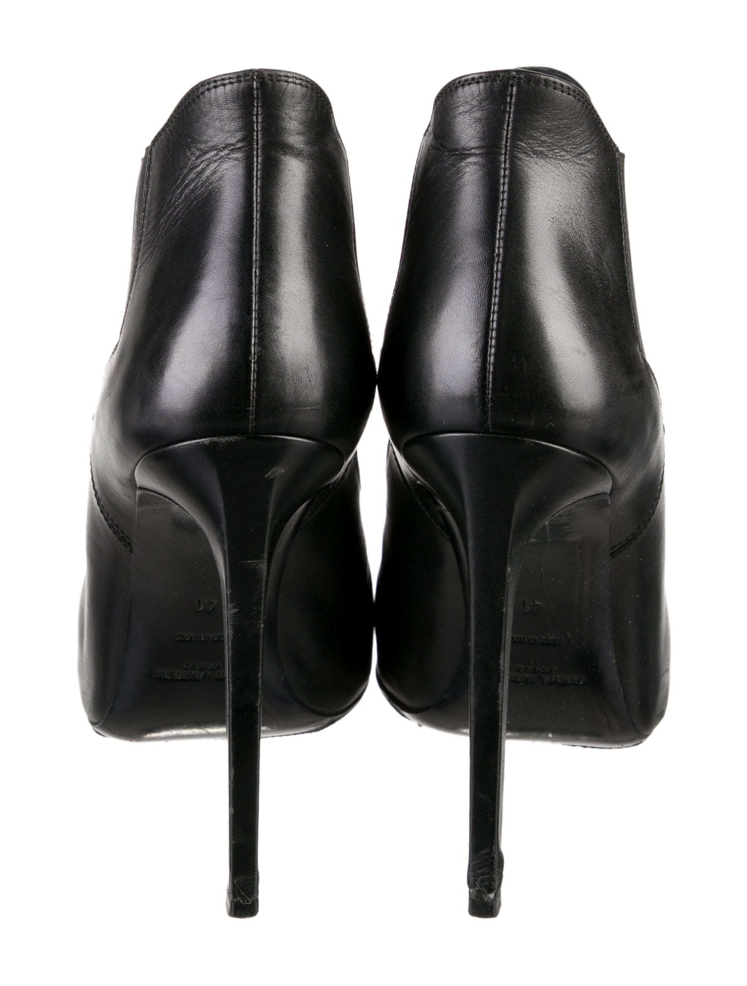 Saint Laurent Leather Chelsea Boots