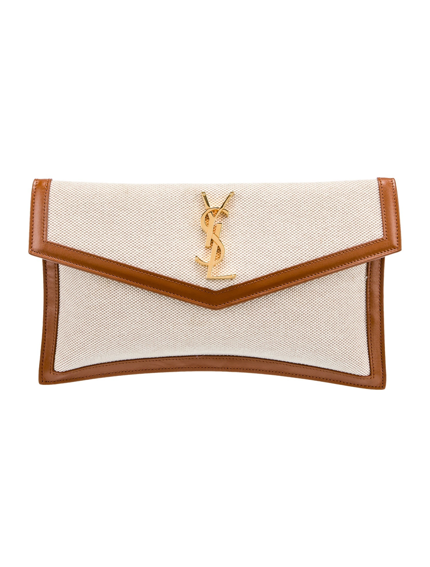 Gucci Studded Python & Karung Horsebit Clutch - Gold