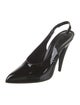Saint Laurent Patent Leather Slingback Pumps