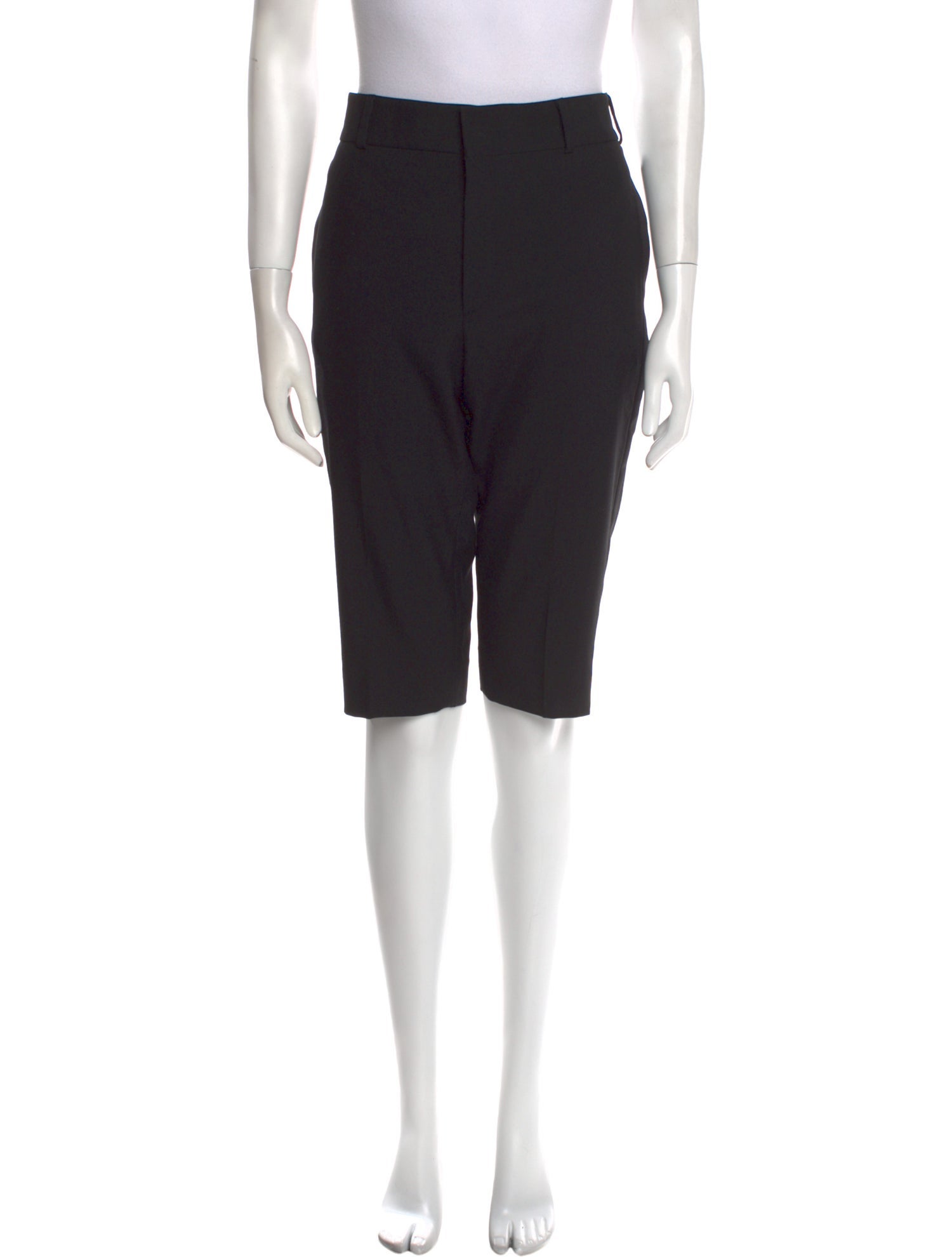 Saint Laurent Virgin Wool Knee-Length Shorts