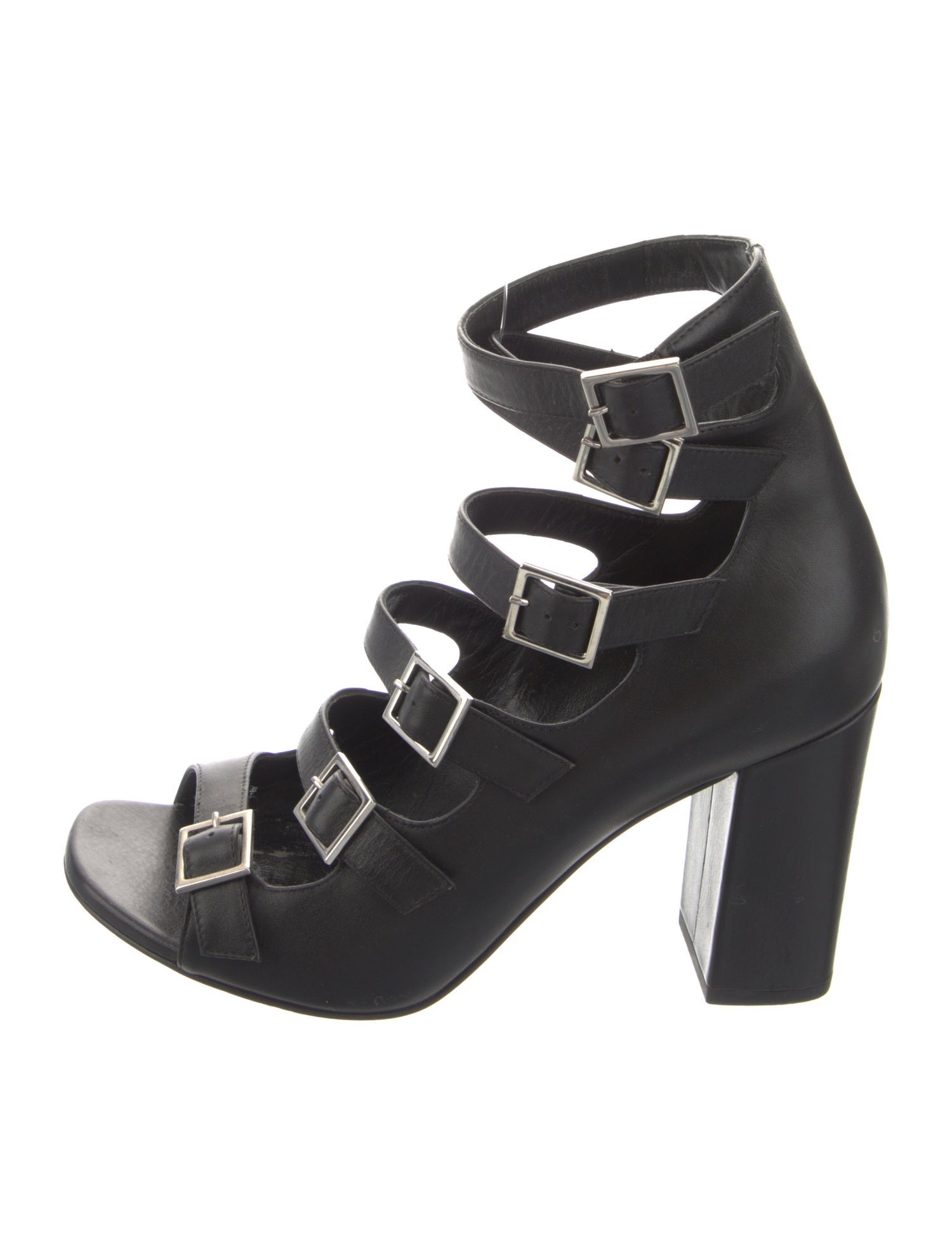 Saint Laurent Leather Gladiator Sandals