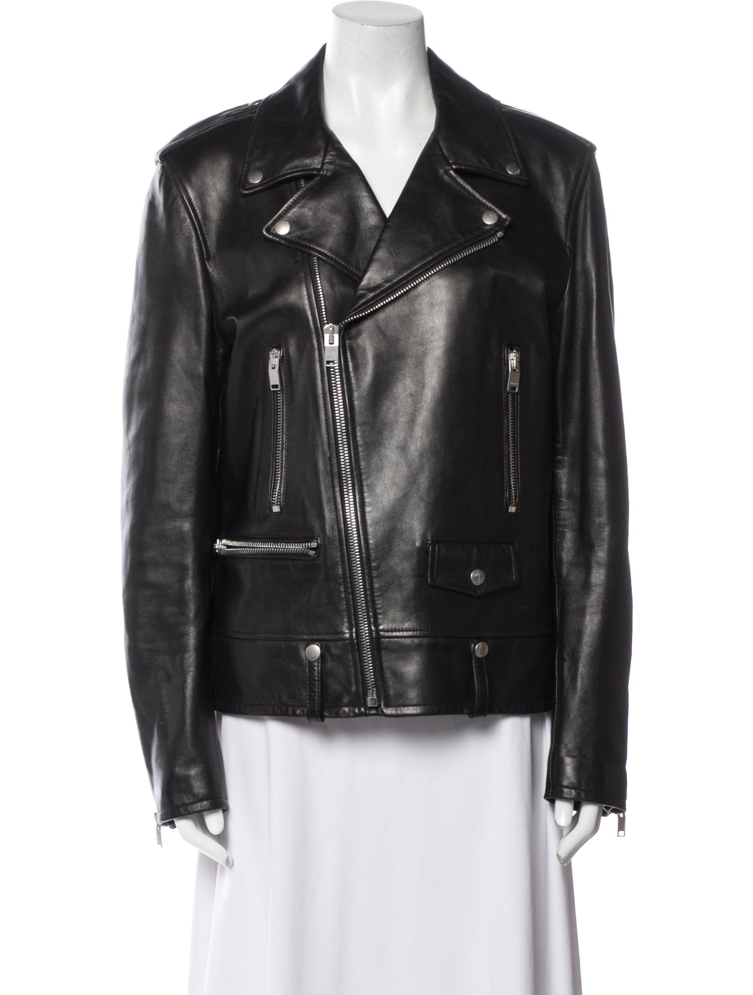 Saint Laurent Leather Biker Jacket
