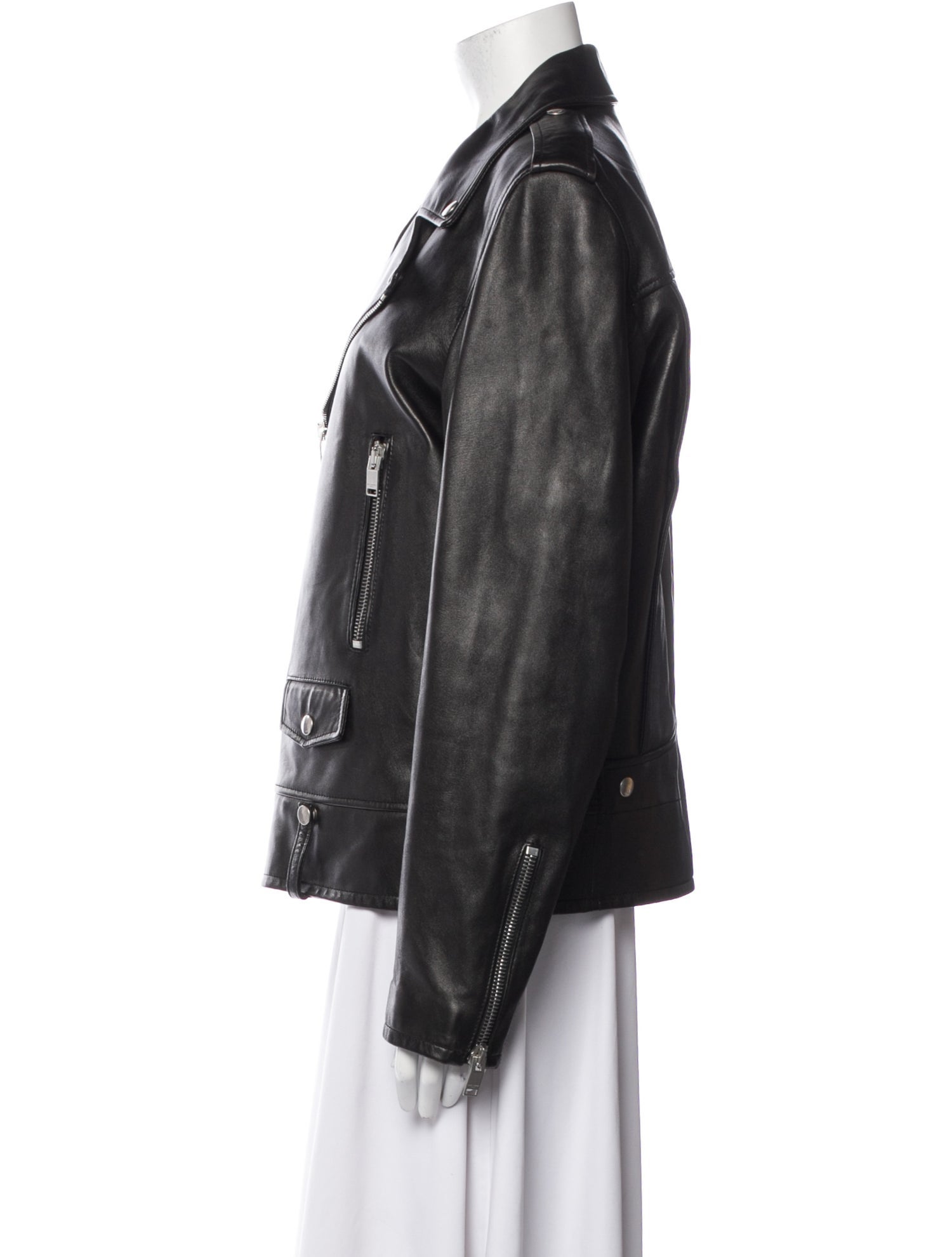 Saint Laurent Leather Biker Jacket