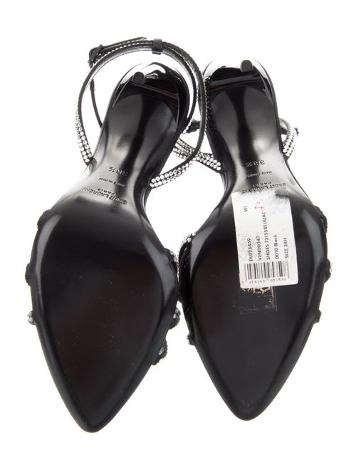 Saint Laurent Crystal Crystal Embellishments Sandals