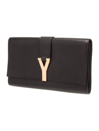 Saint Laurent Leather Clutch