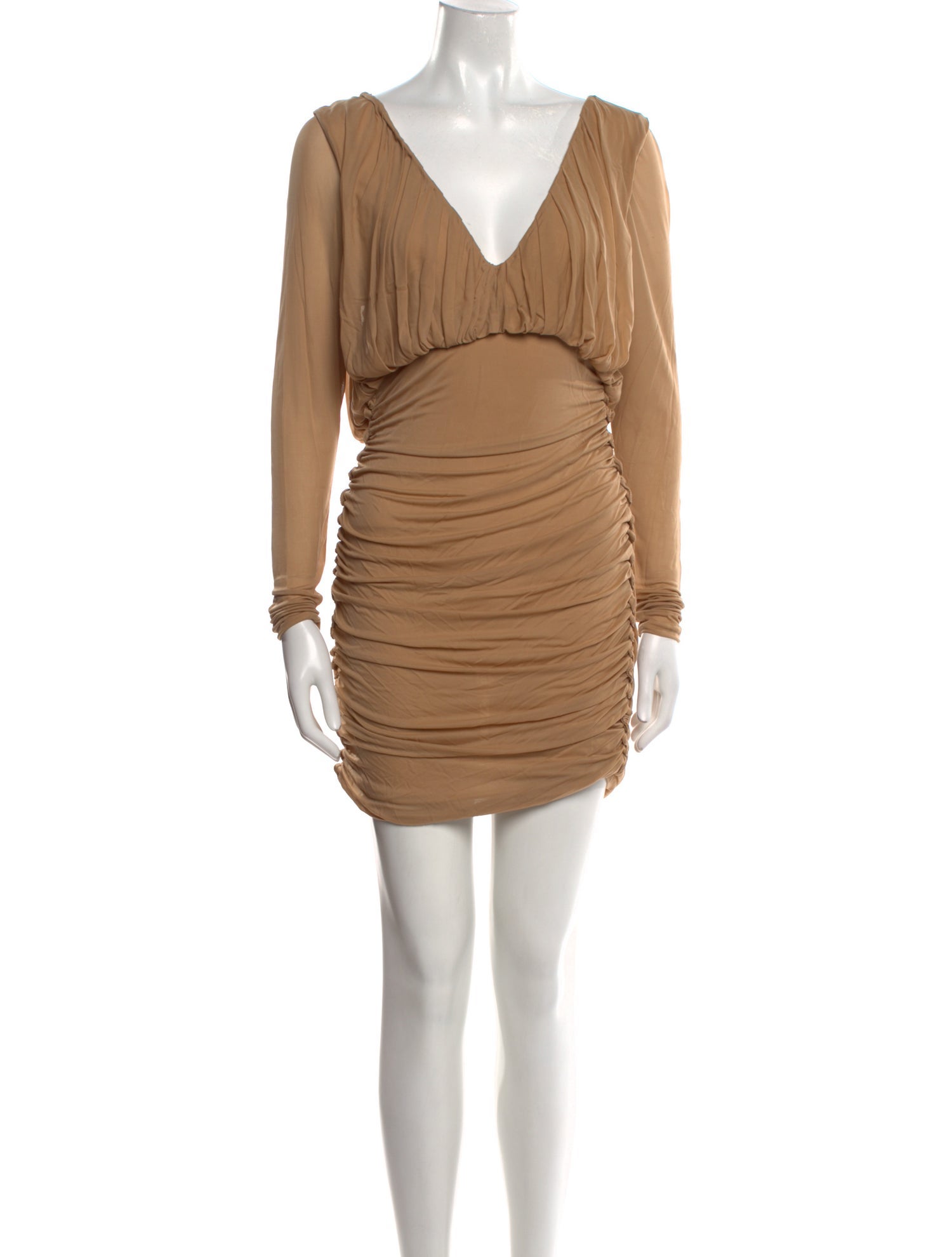 Saint Laurent V-Neck Knee-Length Dress