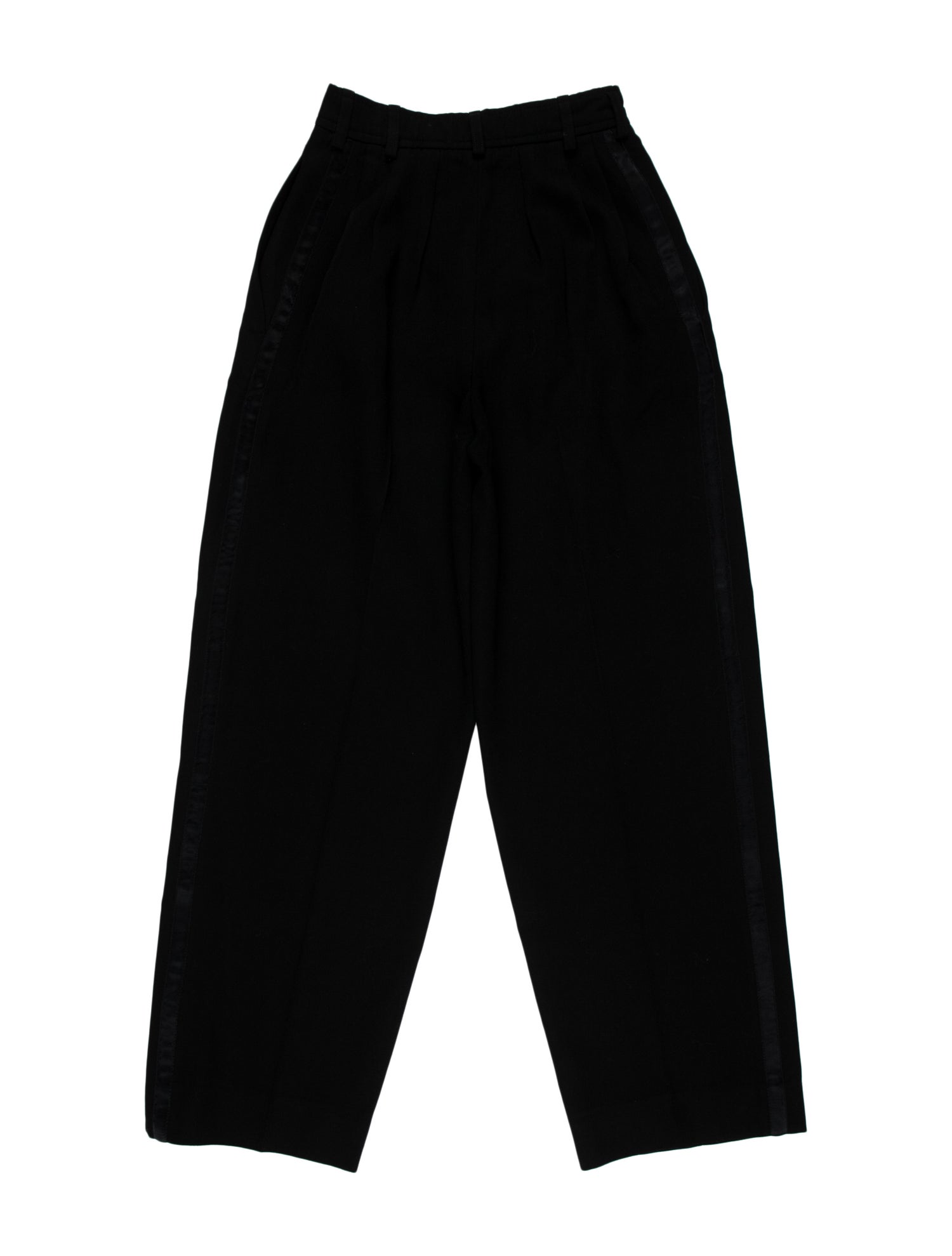 Yves Saint Laurent rive gauche シルクパンツ Yves Saint Laurent Rive Gauche High Waist Trouser at 1stDibs