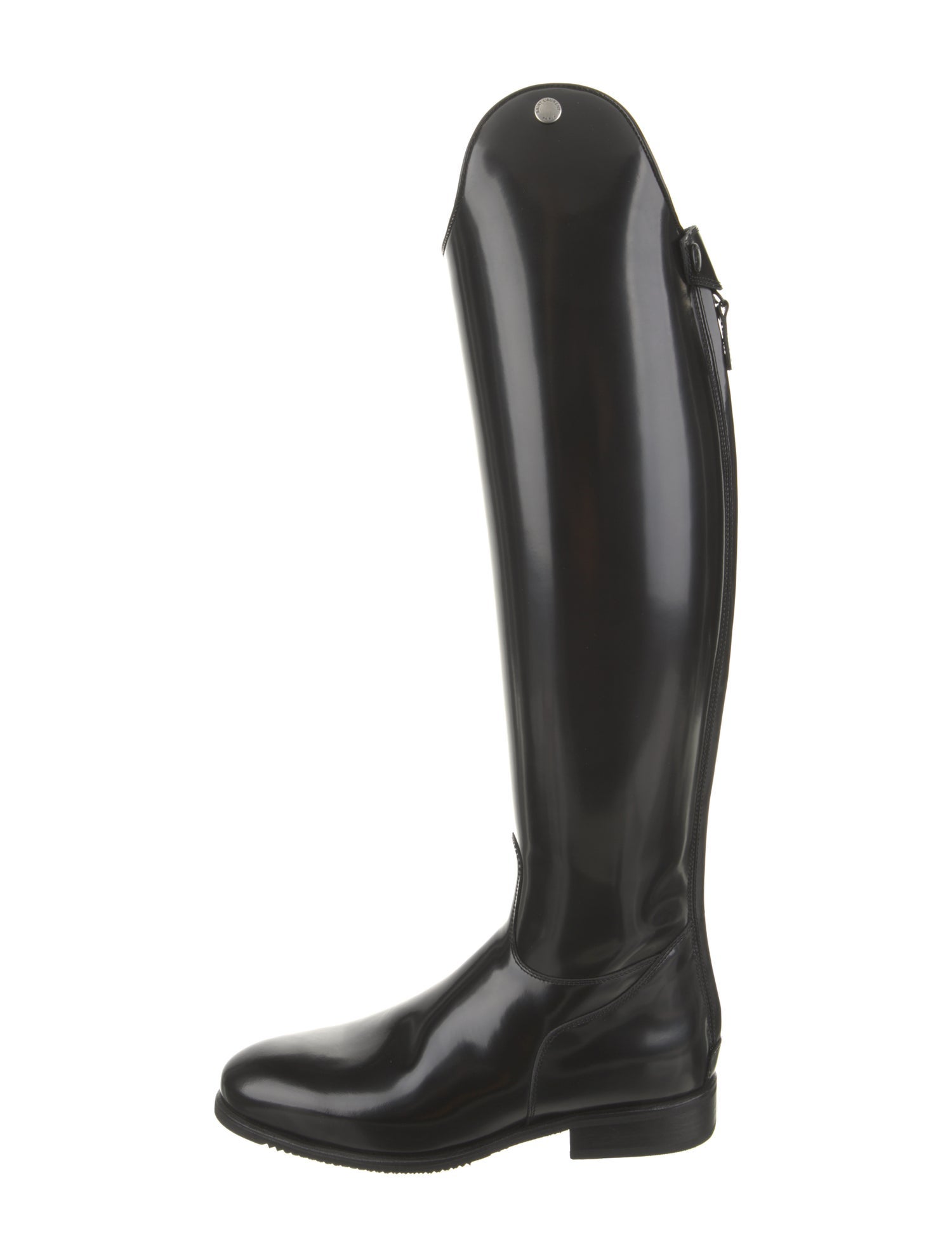 Saint Laurent Leather Riding Boots