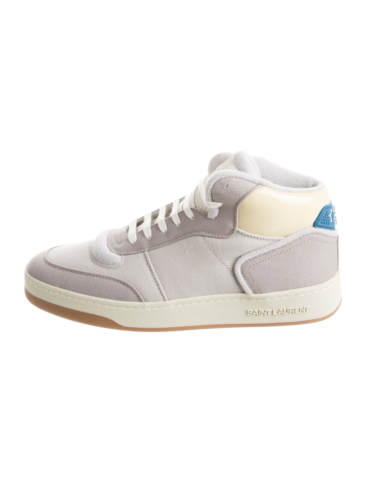 Saint Laurent Leather Sneakers w/ Tags