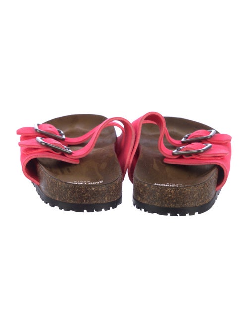 Saint Laurent Suede Slides