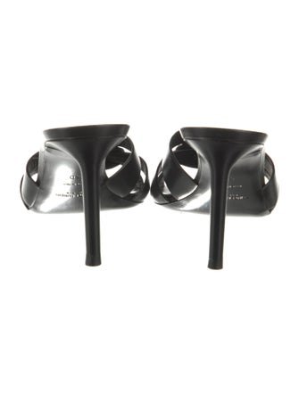 Saint Laurent Leather Slides