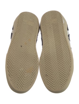 Saint Laurent Leather Leather Trim Embellishment Sneakers