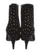 Saint Laurent Suede Studded Accents Boots