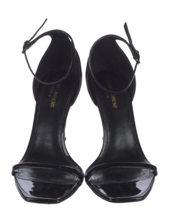 Saint Laurent Patent Leather Sandals