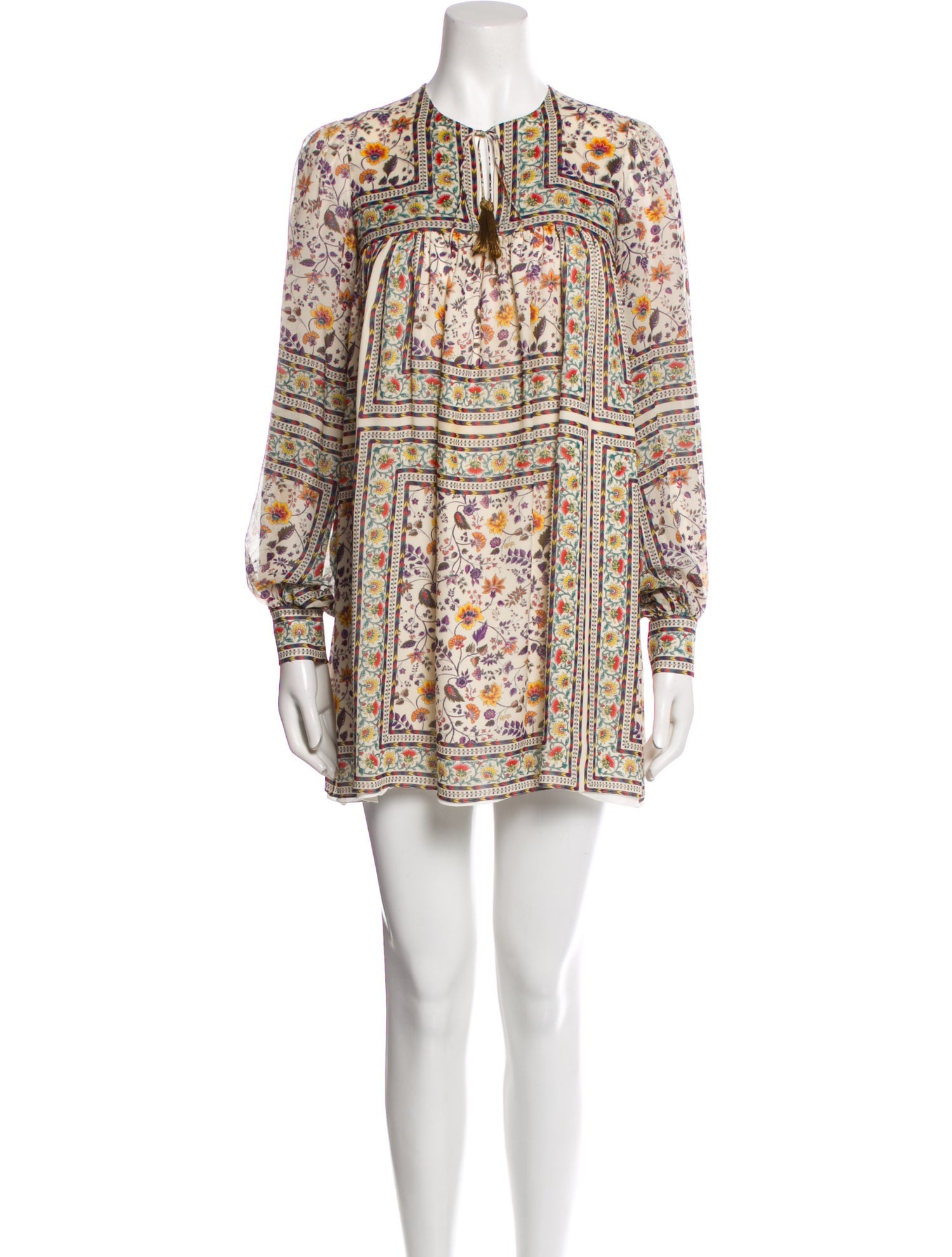 Saint Laurent Silk Mini Dress