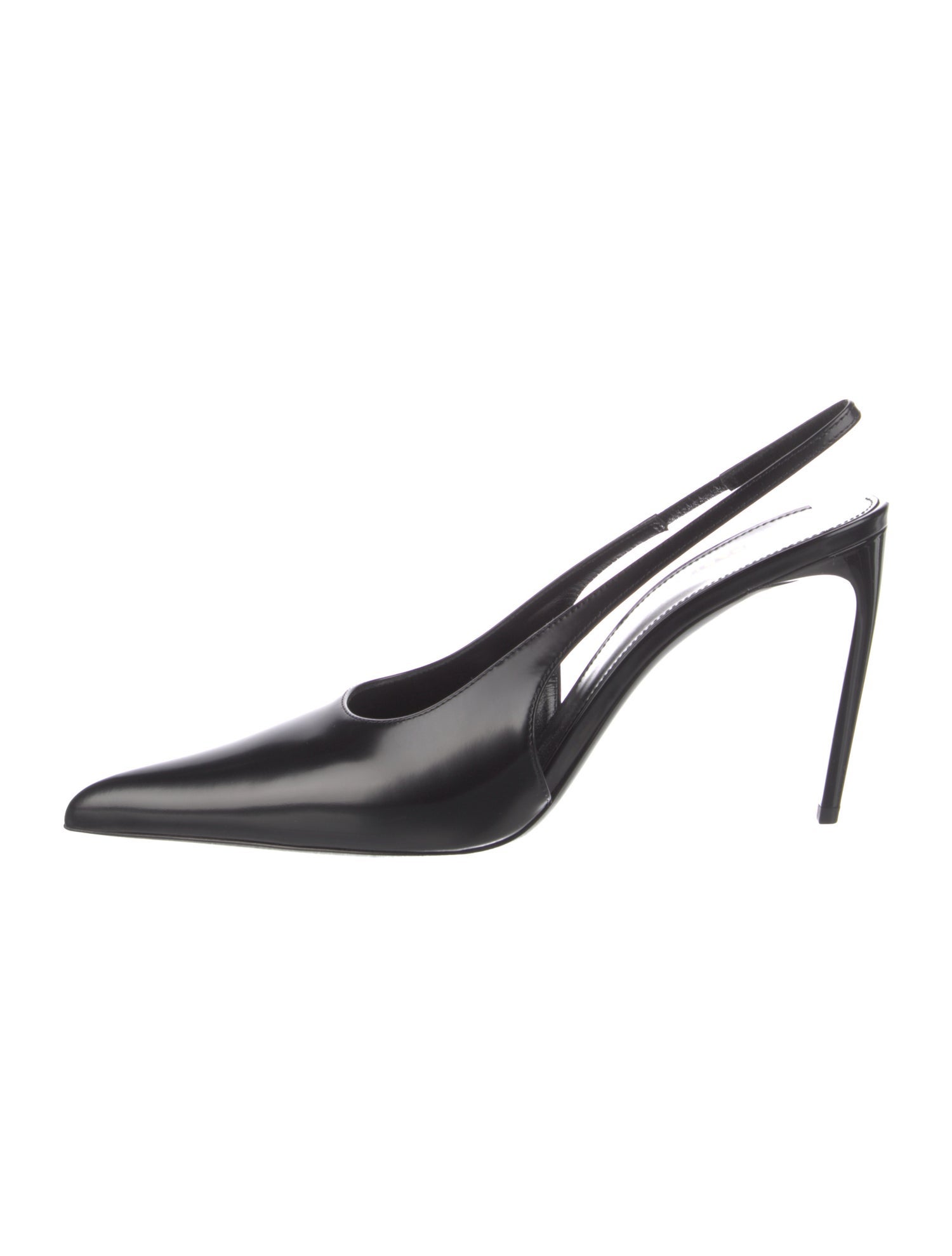 Saint Laurent Patent Leather Slingback Pumps w/ Tags
