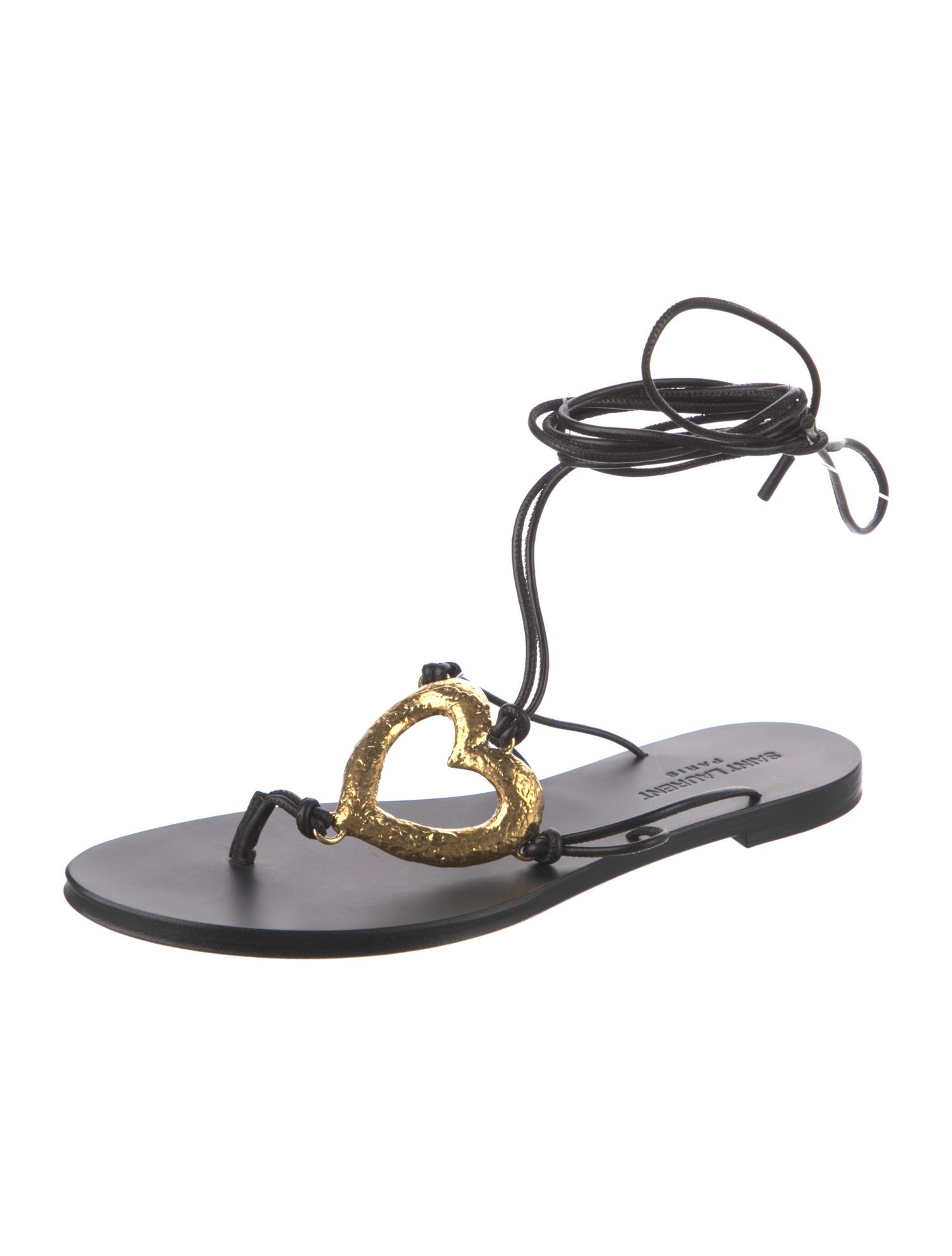 Saint Laurent Leather Gladiator Sandals